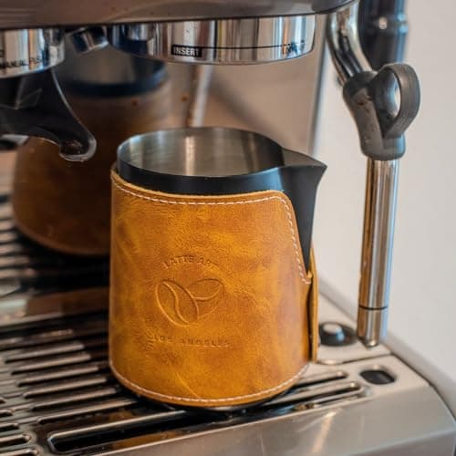 Stainless Steel Handleless Milk Frother Pitcher - 450ml Espresso Milk Jug for Latte Art