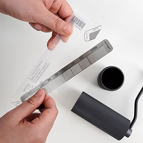 Ground Coffee Measuring Ruler: Precision Stainless Steel Tool for Grind Size