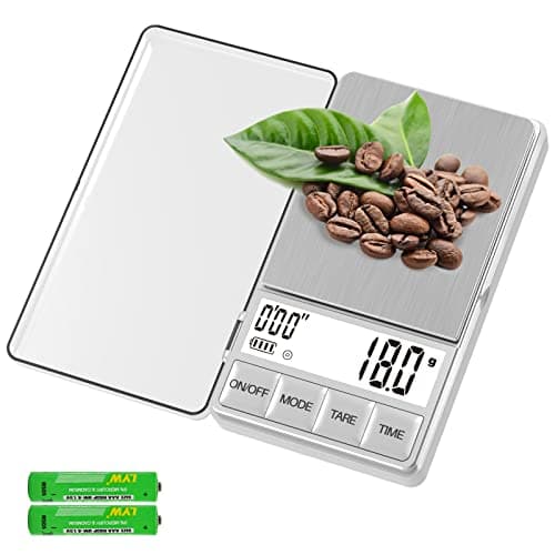 Weightman Mini Espresso Scale with Timer 1000g Kitchen Scalegrams & Ounces