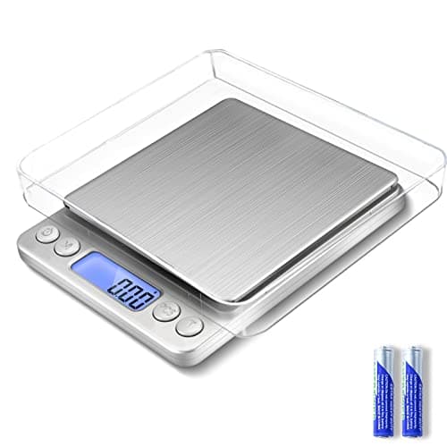 MEIYA Digital Kitchen Scale 500g Accurate Jewelry Baking Soap 9 Units Tare Function
