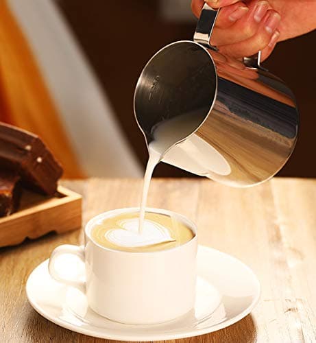 Nicunom 50oz Stainless Steel Milk Frothing Pitcher for Latte Art Espresso Machines