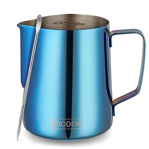 Stainless Steel Milk Frothing Pitcher for Espresso Machines