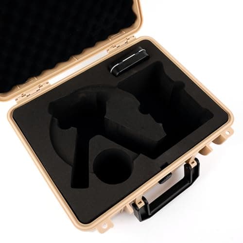 9Barista Espresso Machine Hard Case, Travel Storage Box, Waterproof & Shockproof, Khaki