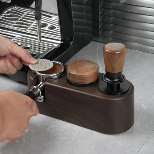 PUSEE Espresso Tamping Station, Multi-functional Espresso Organizer (3 in 1)