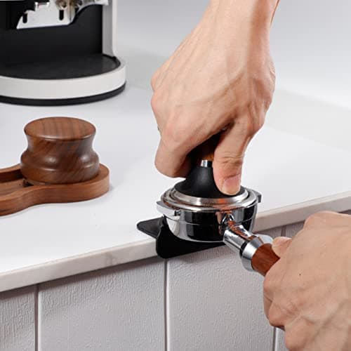 51mm/53mm/58mm Silicone Non-Slip Espresso Tamper Mat Black
