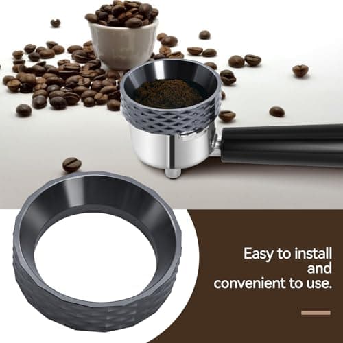 51mm Stainless Steel Espresso Dosing Funnel with Magnet Compatible Portafilter