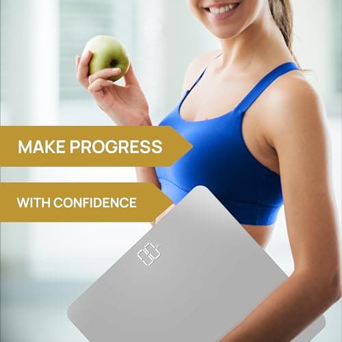 INEVIFIT Digital Bathroom Scale - Accurate Weight Up to 400 lbs Includes Batteries