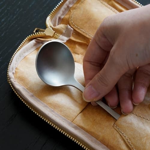 Watchget Professional 6.18 Inch Titanium Coffee Cupping Spoon for Baristas