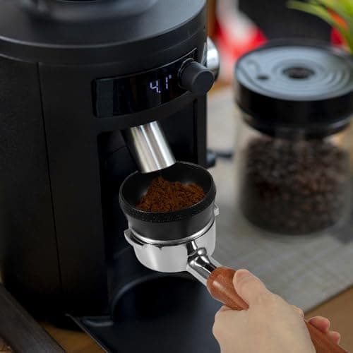 Aluminous Alloy 53mm Espresso Dosing Funnel Compatible with Breville Bottomless Portafilter