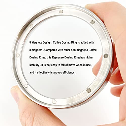 BLUCO 58mm Stainless Steel Espresso Dosing Funnel - Precise and Mess-Free