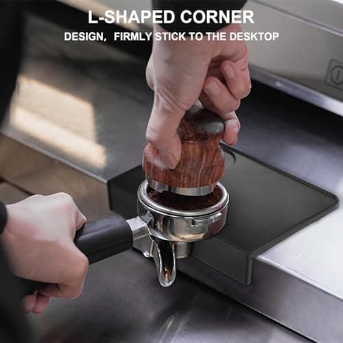 Espresso Tamping Mat - Anti-Slip Silicone Coffee Tamper Mat (1 Hole)