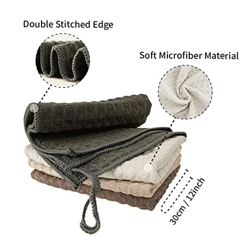 Barista 4 Pack Microfiber Cleaning Towels & 250ml Stainless Steel Frothing Pitcher