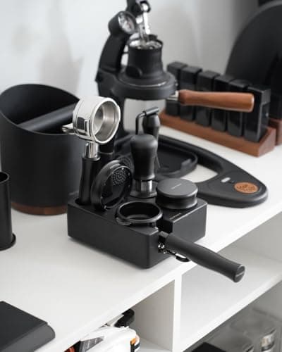 Normcore Genuine American Black Ashwood Espresso Tamping Station