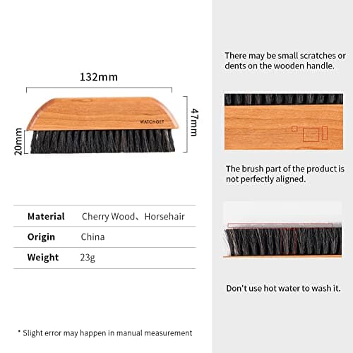 Coffee Grinder & Espresso Machine Cleaning Brush, Wood Handle, Natural Bristles