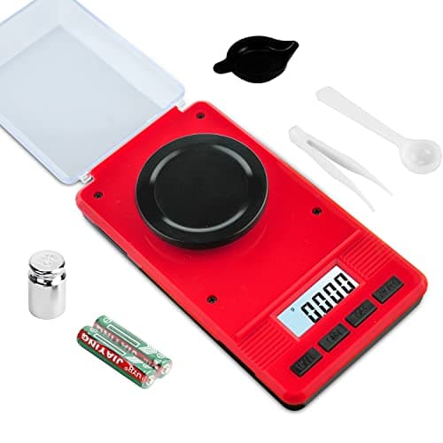 Digital Milligram Scale 50g/0.001g, High Precision for Jewelry, Powder, Medicine