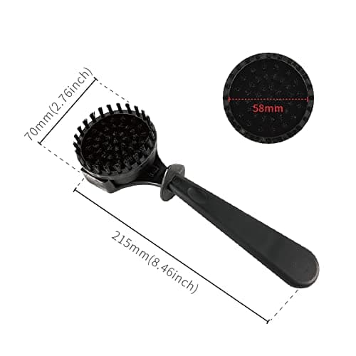 Watchget 16-Bristle Detachable Espresso Cleaning Brush for 58mm Grouphead