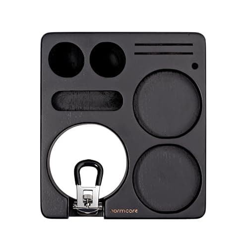 Normcore Genuine American Black Ashwood Espresso Tamping Station