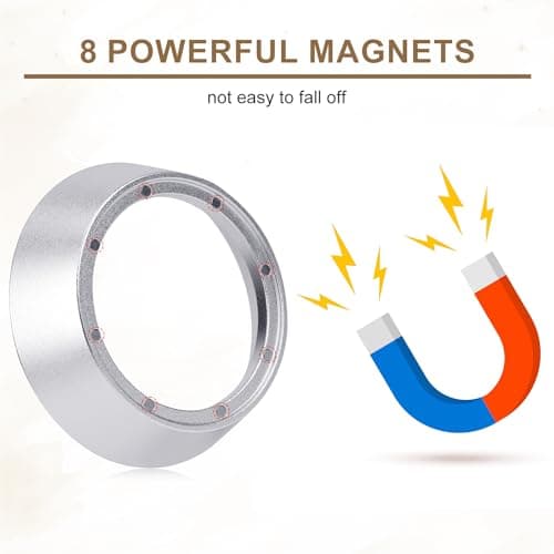54mm Sturdy Magnetic Espresso Dosing Funnel, Compatible Portafilter Ring