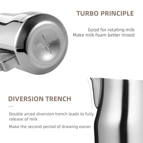 MHW-3BOMBER Stainless Steel Milk Frothing Pitcher 450ml P6001S-OS