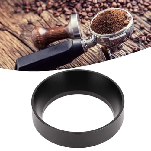 Aluminum Coffee Powder Dosing Rings & Funnel, Black(51MM)