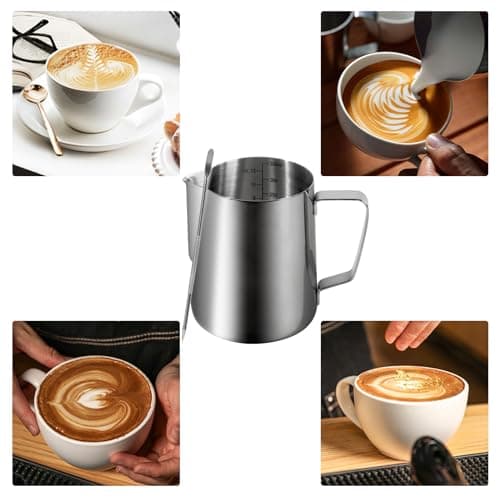 Stainless Steel 12oz Milk Frothing Pitcher for Latte Art Cappuccino