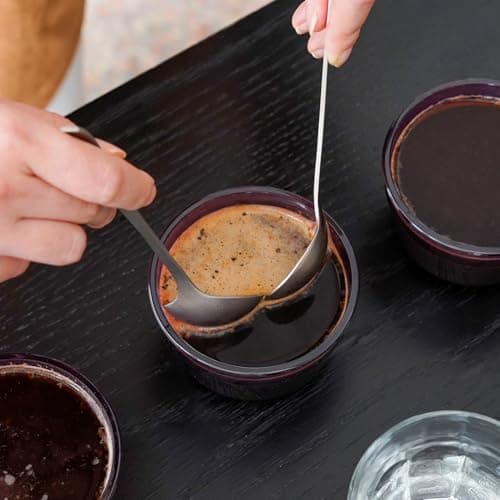 Watchget Professional 6.18 Inch Titanium Coffee Cupping Spoon for Baristas