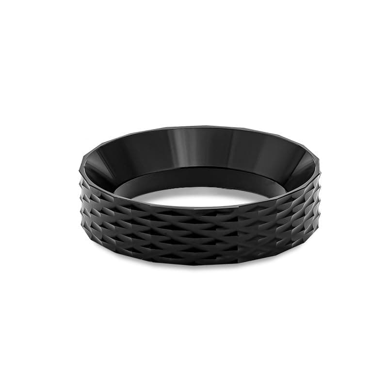 51mm Magnetic Espresso Dosing Funnel, Aluminum Ring Compatible Black