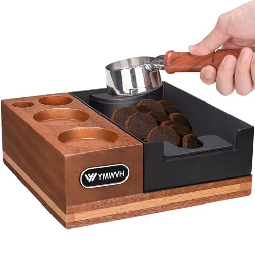 Espresso Knock Box & Tamping Station V3 Organizer Fit All Size