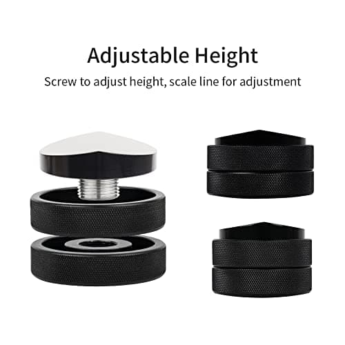 Professional Espresso Distribution Tool - 58.35mm Single-Line Convex Base, Black Coating