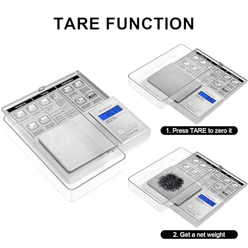 Fuzion Digital Pocket Scale .01 Gram Accuracy, 200g for Food, Jewelry, and More
