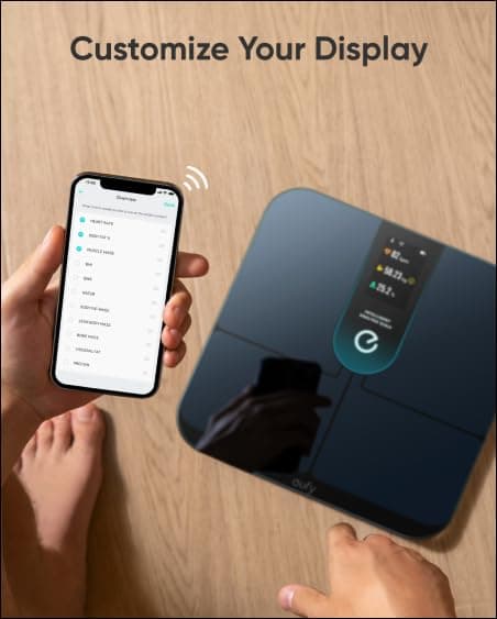 Eufy by Anker P3 Digital Smart Scale - Body Weight, BMI, Fat & Muscle Mass