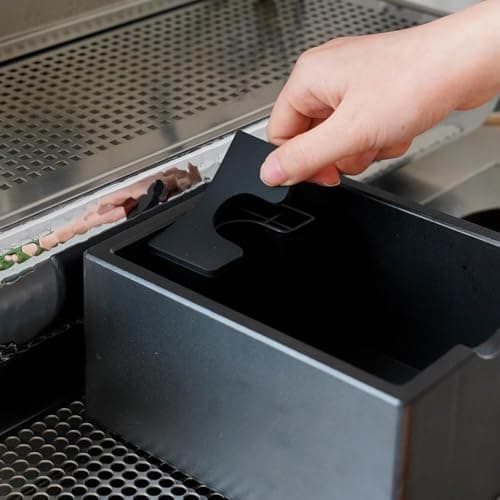 watchget Dual Function Espresso Knock Box, Black