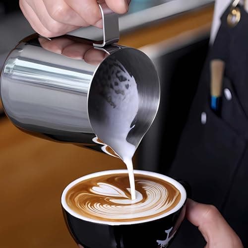 Stainless Steel 32 OZ Milk Frothing Pitcher for Espresso Machines
