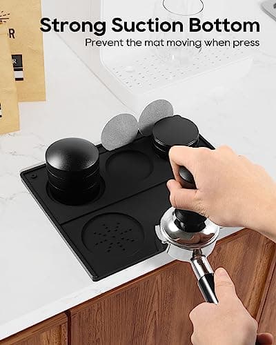Anti-Slip Espresso Tamping Mat for Baristas, Food Grade Silicone Mat