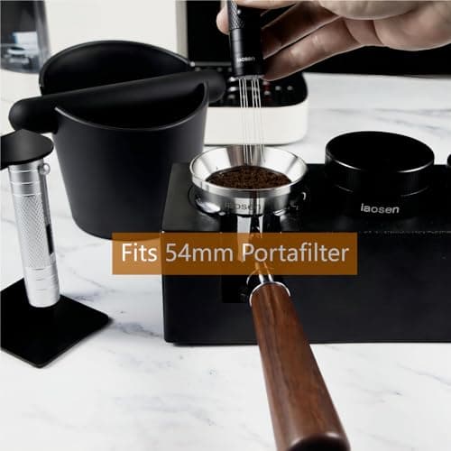 53mm Food-Grade 304 Stainless Steel Espresso Dosing Funnel Compatible with Breville Portafilter