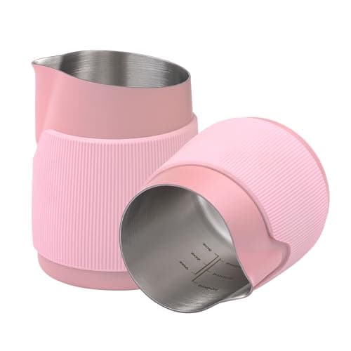 Normcore Pink 15.2 oz Milk Frothing Jug, Stainless Steel Espresso Cup