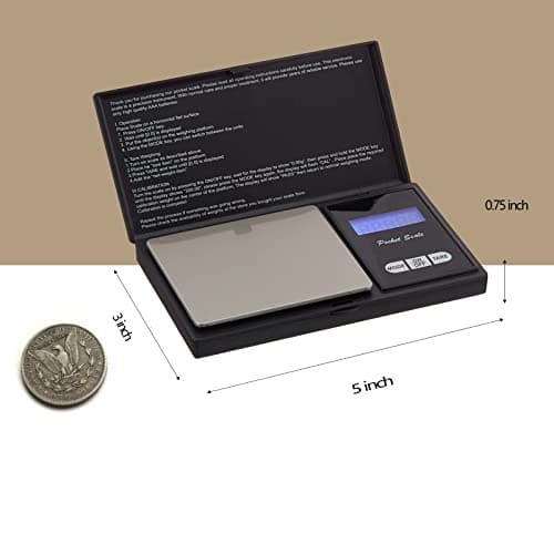 Precision Digital Food Scale 500g Ounces GramsPortable Jewelry Scale Battery Included