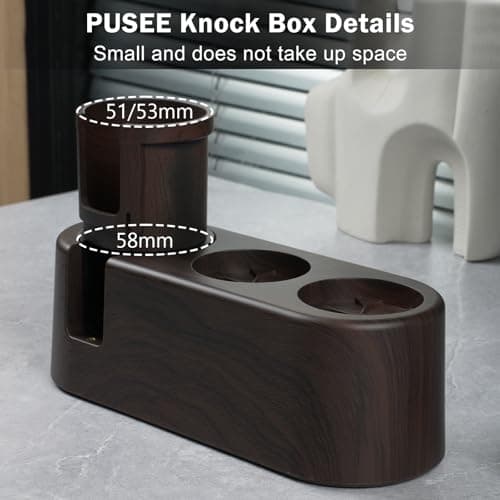 PUSEE Espresso Tamping Station, Multi-functional Espresso Organizer (3 in 1)
