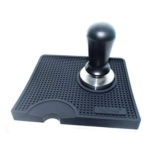 Black Silicone Espresso Tamping Mat, TM-CO01