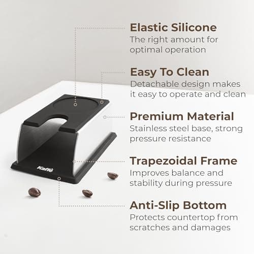 Kaffe 2-in-1 Espresso Tamping Mat & Portafilter Holder