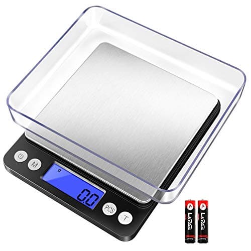Fuzion Digital Kitchen Scale 3000g LCDgrams/oz 6 Modes Tare Battery Included
