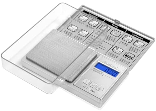 Fuzion Digital Pocket Scale .01 Gram Accuracy, 200g for Food, Jewelry, and More