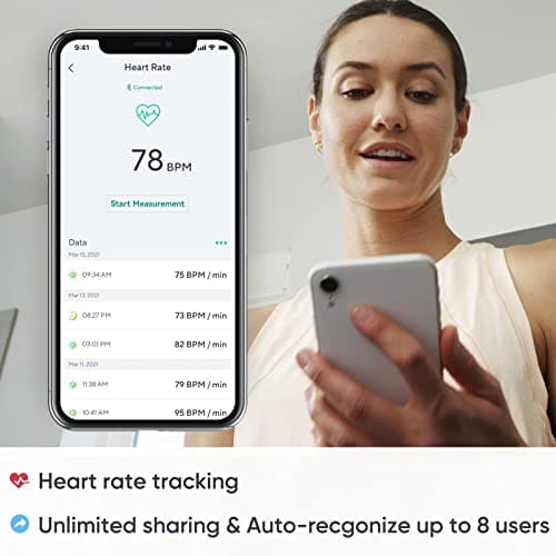 Wyze Scale S - Digital Bathroom Scale for Body Fat & Composition Analysis