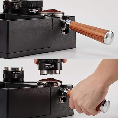 IKAPE Espresso Knock Box Storage Organizer for 51, 54, 58MM Espresso Accessories