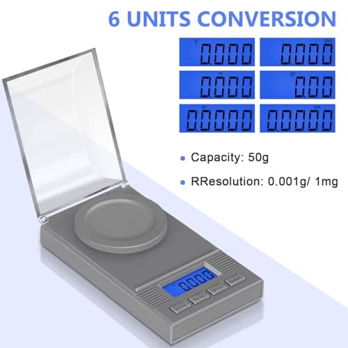 Fuzion Milligram Scale for Precise Powder, Jewelry, and reloading Weights