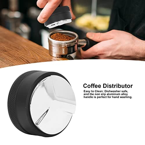 51mm Stainless Steel Tamper for Espresso, Aluminum Handle, Home Use