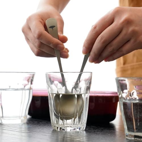 Watchget Professional 6.18 Inch Titanium Coffee Cupping Spoon for Baristas