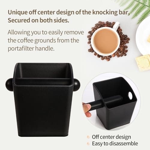 Espresso Machine Knock Box Tamping Mat Set of 2 Anti-Slip Base