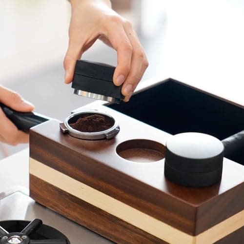 53.35mm Coffee Tamper for 54mm Portafilter, Adjustable Depth Espresso Hand Tool