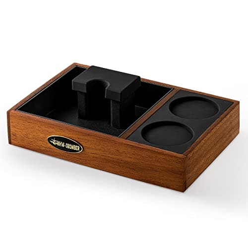MHW-3BOMBER TS5151 Espresso Tamping Station 51-58mm Detachable Silicone Mat